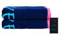 Полотенце пляжное Maisonette Dream 70х130 см голубое