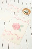 Коврик для ванной Chilai Home ROSE DOT ECRU 60x100 см