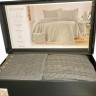 Вязанный плед - покрывало Capital Home 240x260 см с наволочками темно-серый
