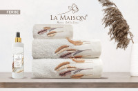 Набор полотенец La Maison Ferge из 3 шт. 30х50 см+ 50х90 см +70x140 см с парфюмом