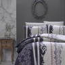 Постельное белье First Choice de luxe ранфорс цветной Wals indigo евро