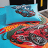 Покривало TAC Disney Hot Wheels Race 160x220 см з наволочкою