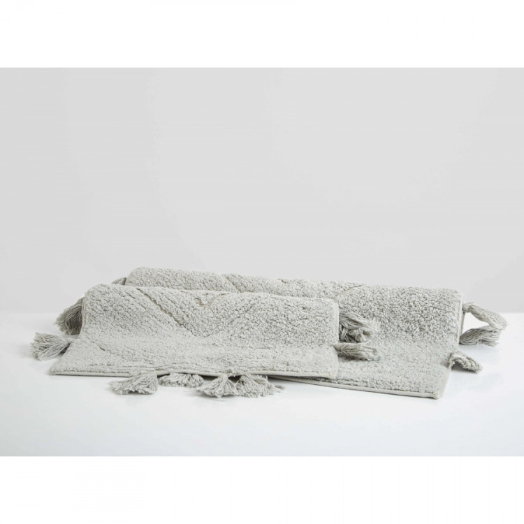 Набор ковриков Irya - Esty gri серый 60х90 см + 40х60 см