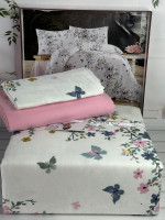 Постільна білизна Romeo Home фланель Bell Flowers євро