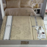 Постельное белье сатин - жаккард Romeo Home Ramses beige евро