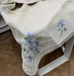 Скатерть Alltex 150x220 см с вышивкой, модель 27
