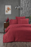 Постельное белье First Choice De Luxe ранфорс однотонный Gala red евро