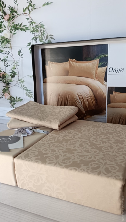 Постельное белье Romeo Home сатин - жаккард Onyx евро