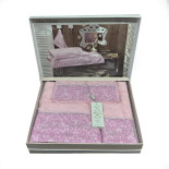 Набор полотенец Maison D'or ROSE MARINE ROSE из 3-х шт (30x50 см, 50x100 см, 75x140 см)