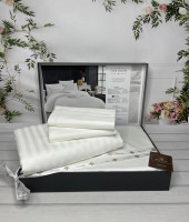 Постельное белье Belizza Line Cream сатин евро Постельное белье Belizza Line Cream сатин евро