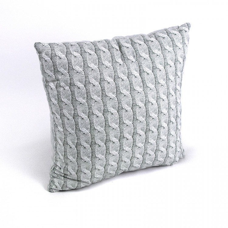 Подушка Руно декоративная Grey Braid 40x40 см