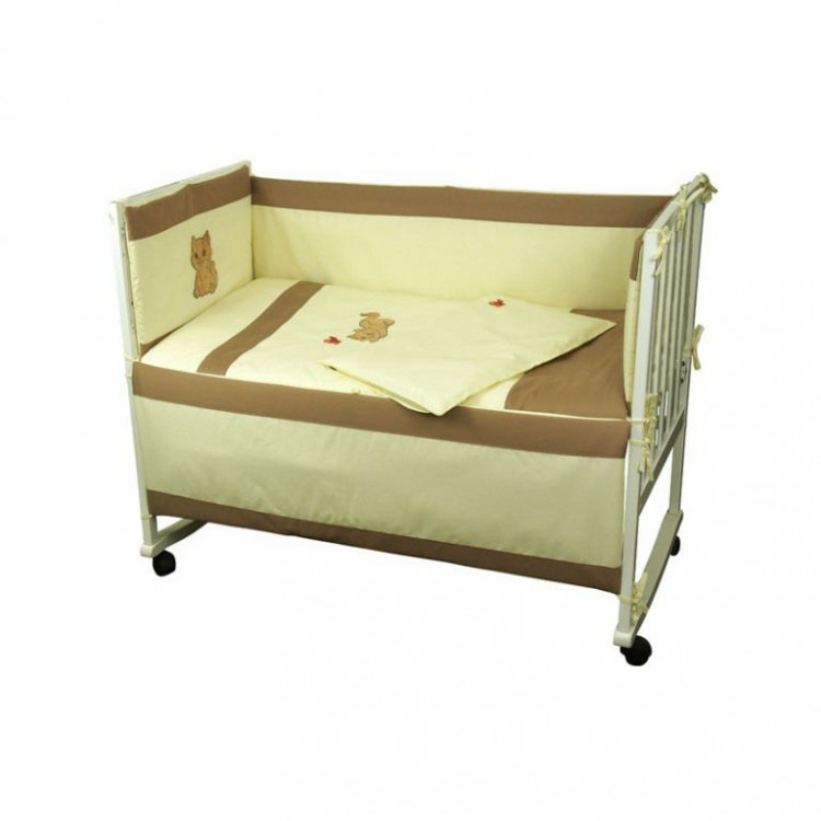 Спальный комплект для детской кроватки Руно "Рыжик"