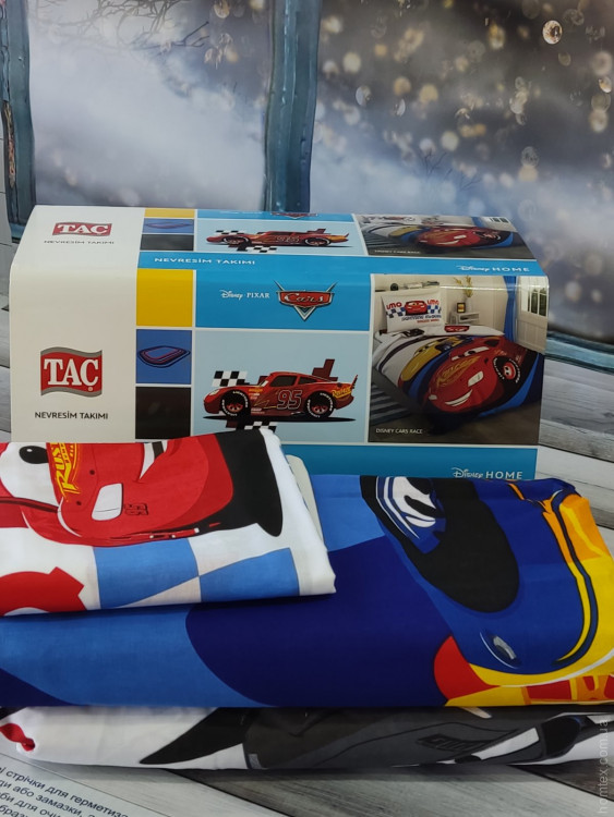 Постільна білизна TAC Disney Cars Race дитячий