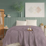 Вафельное пике - покрывало Nil Home Perla Diamond 220x240 см лиловое