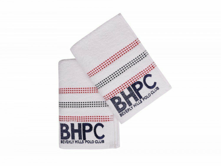 Набор полотенец Beverly Hills Polo Club 355BHP1261 Botanik White 50x90 см 2 шт 