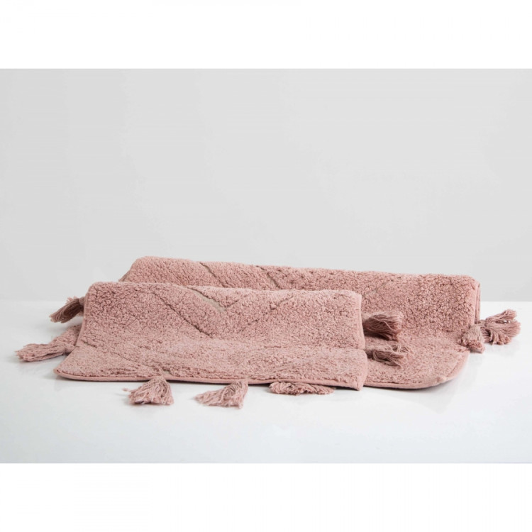 Набор ковриков Irya - Esty gul kurusu розовый 60х90 см + 40х60 см