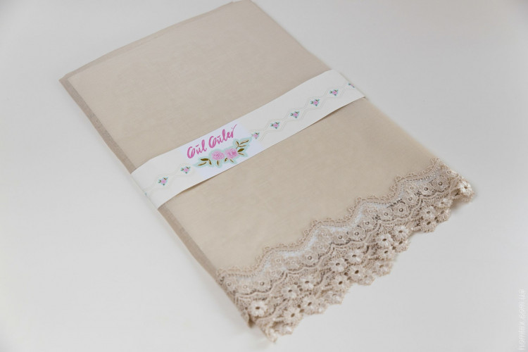 Скатертина Gul Guller Begonia beige 160x220 см