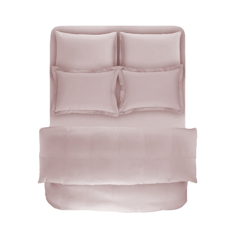 Пододеяльник с наволочками Penelope - Celine pink розовый 240х220 см + 50х70 см (2 шт.)