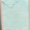 Махровое полотенце Zeron 30х50 см жаккардовое мятное, 400 г/м2