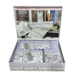 Набор полотенец Maison D'or ROSES LILA из 3-х шт (30x50 см, 50x100 см, 75x140 см)
