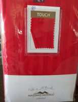 Простынь с наволочками Massimo Moneli сатин-страйп красный 240x260 см