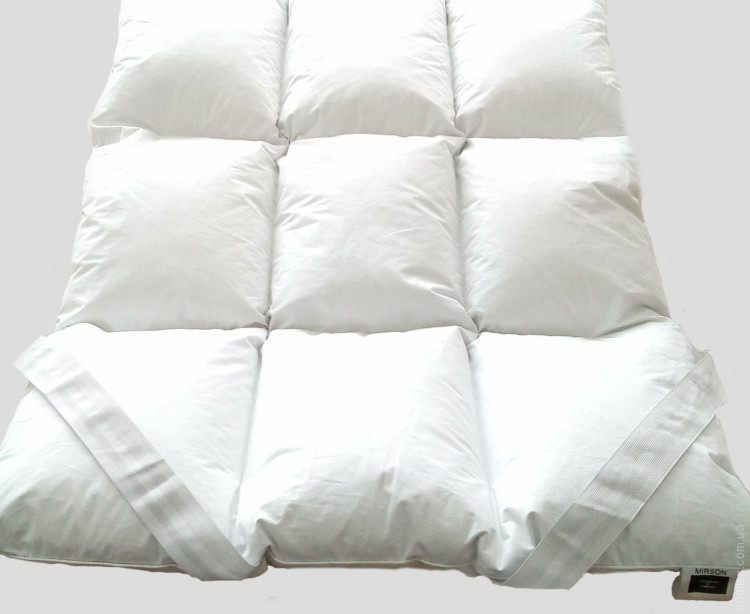 Перина-наматрасник Mirson DeLuxe пух 30% 180x200 см 