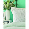 Набор постельного белья с покрывалом пике Karaca Home Fois su yesil 2020-2 зеленый pike jacquard евро 