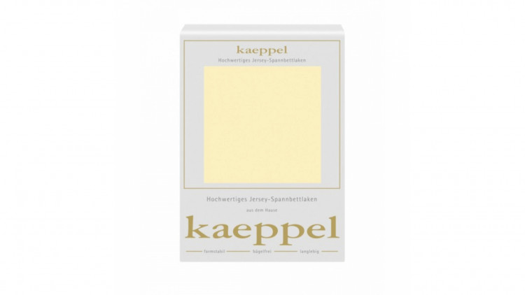 Простынь на резинке трикотажная Kaeppel 90-100х200+25 см цвет ванильный