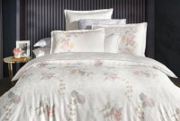 Постільна білизна Sarev Mirabel сатин люкс євро з вишивкою