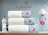 Набор полотенец La Maison Himel из 3 шт. 30х50 см+ 50х90 см +70x140 см с парфюмом