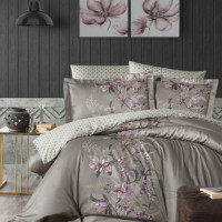 Постельное белье First Choice  Evan mink сатин люкс семейный