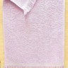 Махровое полотенце Zeron 30х50 см жаккардовое сиреневое, 400 г/м2