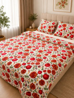 Постельное белье Saheser Pomegranate v1 поплин евро