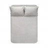 Простынь с наволочками Lotus Home Washed Cotton Light antracite 270x270 см 