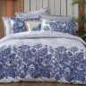Постельное белье Sarev Elfida mavi фланель евро Постельное белье Sarev Elfida mavi фланель евро