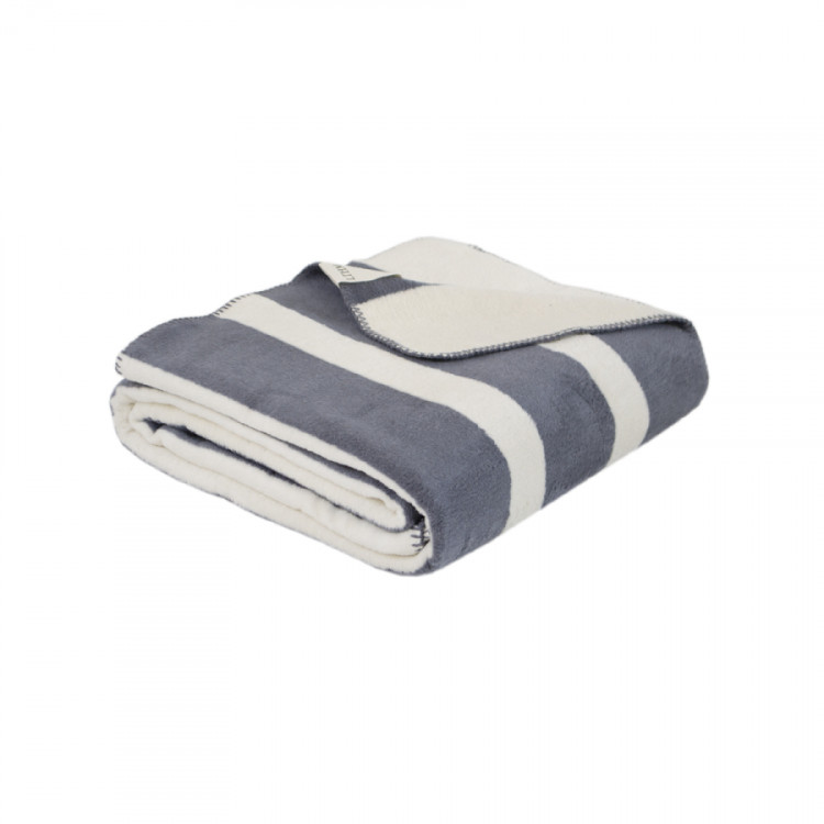 Плед Lotus Home Infinity Stripe серый 200х220 см