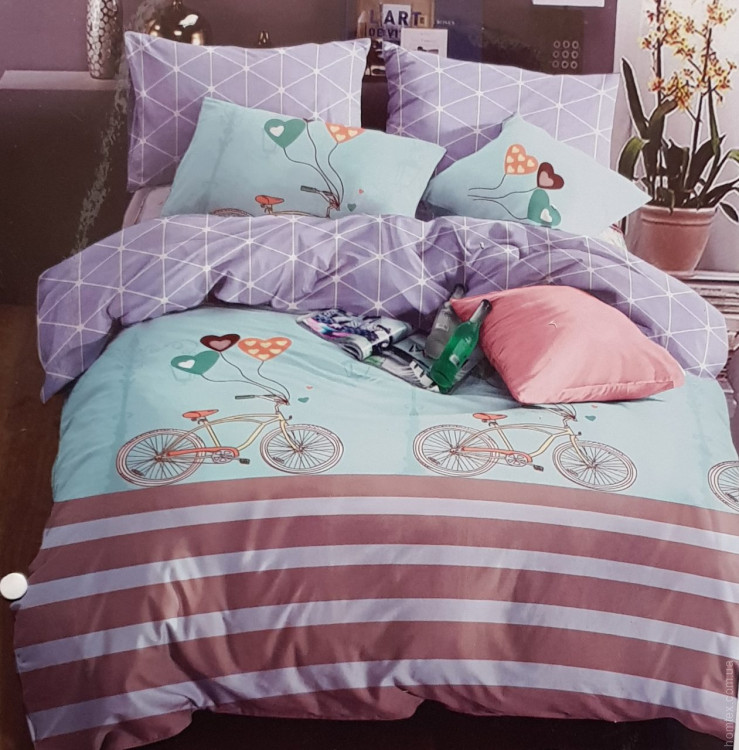 Пододеяльник Mirson Alta №47 бязь детское 110x140 см Пододеяльник Mirson Alta №47 бязь полуторное 143х210 см