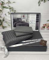 Постельное белье Belizza Line Antrasit сатин евро Постельное белье Belizza Line Antrasit сатин евро