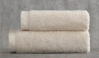 Набор махровых полотенец Pavia Lotte Ecru из 2 шт.(50x85 см + 70x140 см)