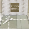 Постельное белье Zugo Home сатин однотонный Light Green семейный зеленый
