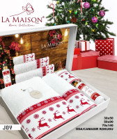 Набор полотенец La Maison Joy из 3 шт. 30х50 см+ 50х90 см +70x140 см с парфюмом