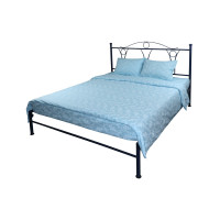 Постельное белье Руно Вензель голубой двуспальный (с наволочками 50х70 см)