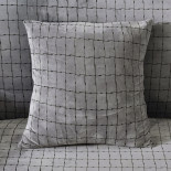 Декоративная наволочка Homytex микрофибра 45x45 см серая