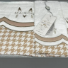 Набір рушників Maison D'or LOWES WHITE BEIGE з 3-х шт (30x50 см, 50x100 см, 85x150 см)