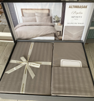 Постельное белье Altinbasak Infinity Sabre поплин в полоску евро Постельное белье Altinbasak Infinity Sabre поплин в полоску евро