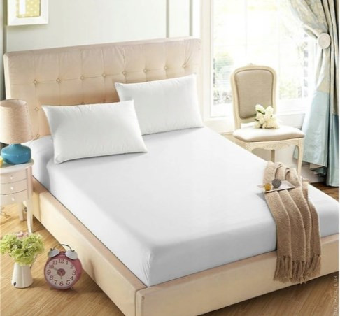 Простынь Almira mix Белая фланель премиум 230x250 см