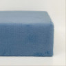 Простыня велюровая на резинке Maison D'or VELUR BLUE 180х200 см