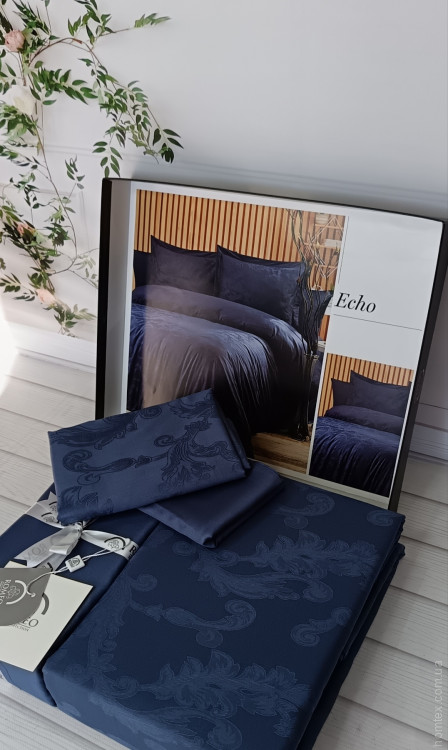 Постельное белье Romeo Home сатин - жаккард Echo евро