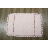 Коврик для ванной Irya Lorinda pembe розовый 70x110 см