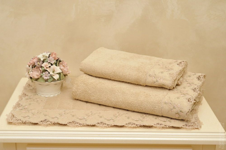 Банное полотенце Firuze Beige 100х150 см